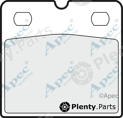 Apec PAD1422 — Brake Pad Set, disc brake Apec