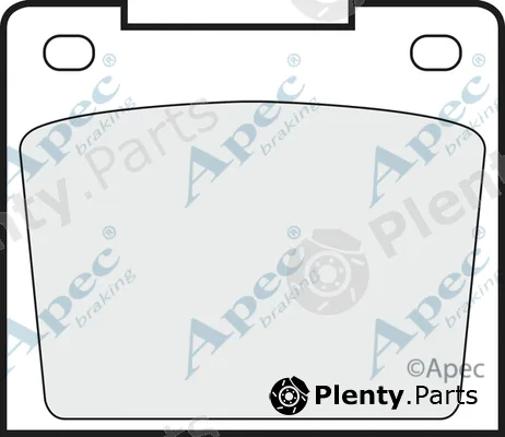 Apec PAD538 — Brake Pad Set, disc brake Apec