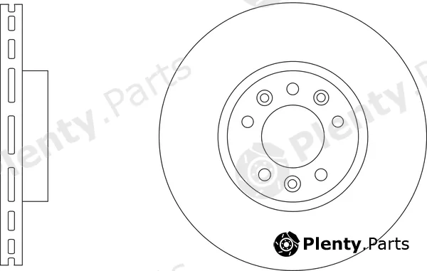 Apec SDK6939 — Brake Disc Apec Blue