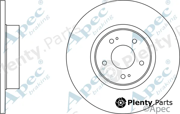 Apec DSK3203 — Brake Disc Apec