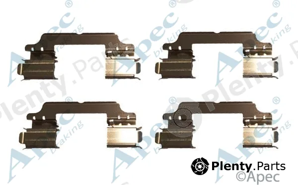 Apec KIT1076 — Accessory Kit, disc brake pad Apec