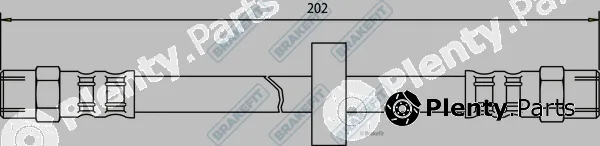 Apec BHO4018 — Brake Hose Brake Fit