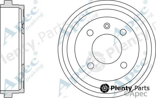 Apec DRM9929 — Brake Drum Apec