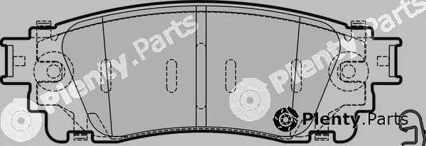Apec PD3769 — Brake Pad Set, disc brake Apec Blue