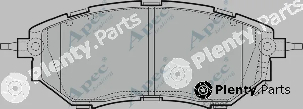 Apec PAD1455 — Brake Pad Set, disc brake Apec