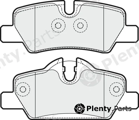 Apec PD3378 — Brake Pad Set, disc brake Apec Blue