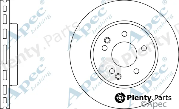 Apec DSK921 — Brake Disc Apec