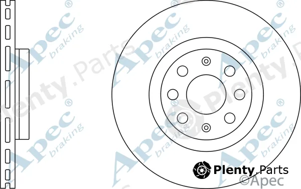 Apec DSK2399 — Brake Disc Apec