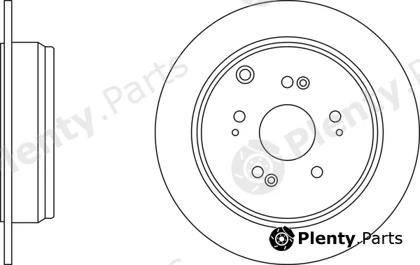 Apec SDK6284 — Brake Disc Apec Blue