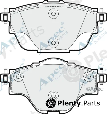Apec PAD1976 — Brake Pad Set, disc brake Apec