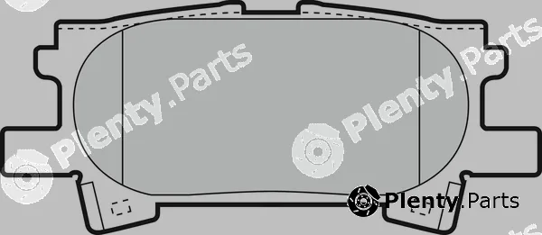 Apec PD3594 — Brake Pad Set, disc brake Apec Blue