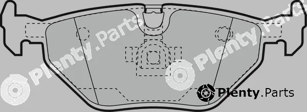 Apec PD3008 — Brake Pad Set, disc brake Apec Blue