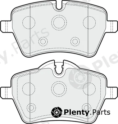 Apec PD3228 — Brake Pad Set, disc brake Apec Blue