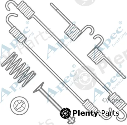 Apec KIT791 — Accessory Kit, brake shoes Apec