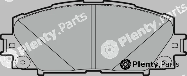 Apec PD3345 — Brake Pad Set, disc brake Apec Blue
