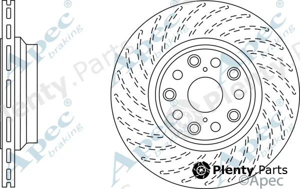 Apec DSK2831 — Brake Disc Apec