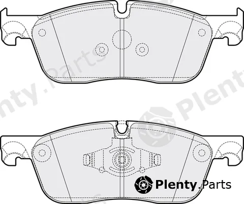 Apec PD3833 — Brake Pad Set, disc brake Apec Blue