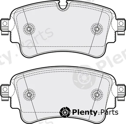 Apec PD3776 — Brake Pad Set, disc brake Apec Blue