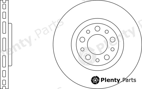 Apec SDK6498 — Brake Disc Apec Blue