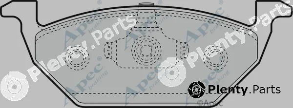 Apec PAD1062 — Brake Pad Set, disc brake Apec