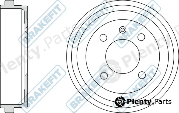 Apec BDR9044 — Brake Drum Brake Fit