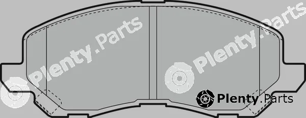 Apec PD3134 — Brake Pad Set, disc brake Apec Blue