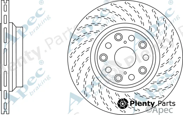 Apec DSK2830 — Brake Disc Apec