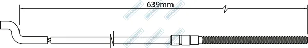 Apec BBC3153 — Cable Pull, parking brake Brake Fit