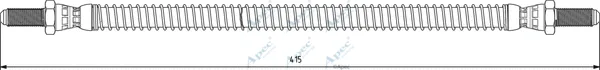 Apec HOS3802 — Brake Hose Apec