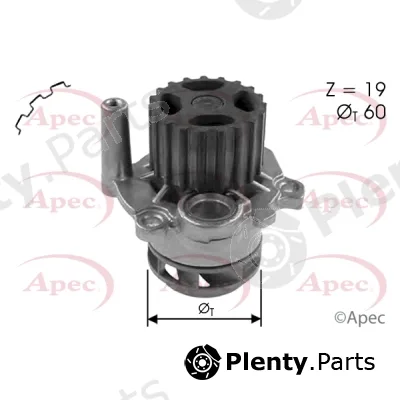 Apec AWP1031 — Water Pump, engine cooling Apec