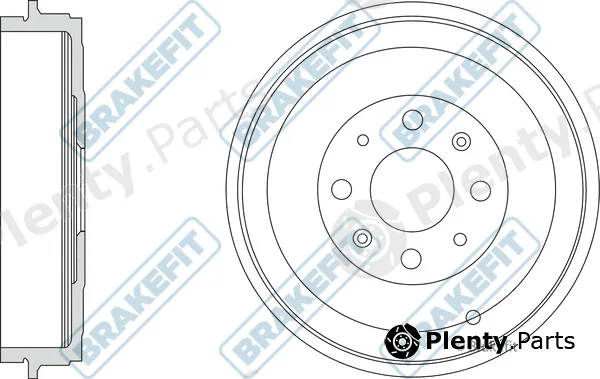 Apec BDR9019 — Brake Drum Brake Fit