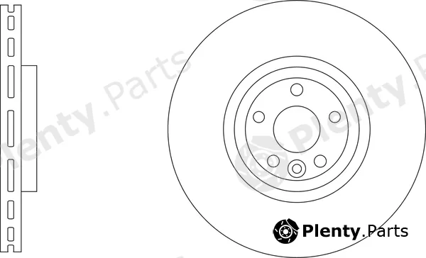 Apec SDK6964 — Brake Disc Apec Blue