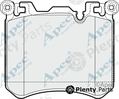 Apec PAD1738 — Brake Pad Set, disc brake Apec