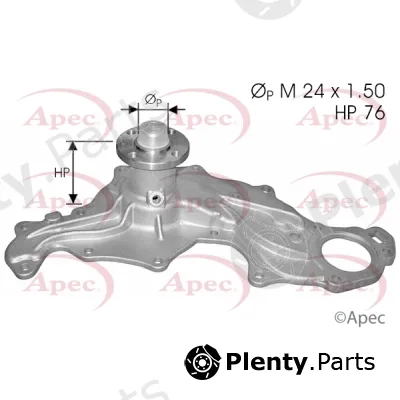 Apec AWP1180 — Water Pump, engine cooling Apec