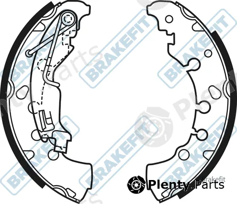 Apec BSH1049 — Brake Shoe Set Brake Fit