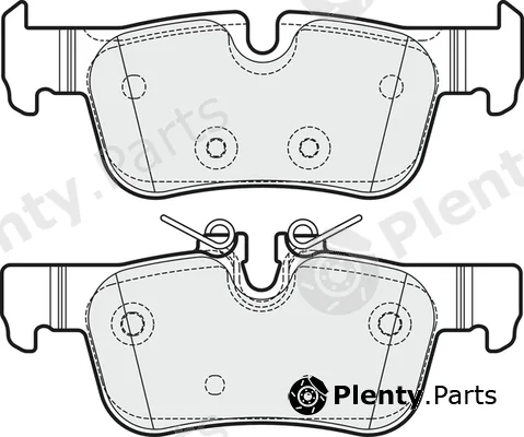 Apec PD3750 — Brake Pad Set, disc brake Apec Blue