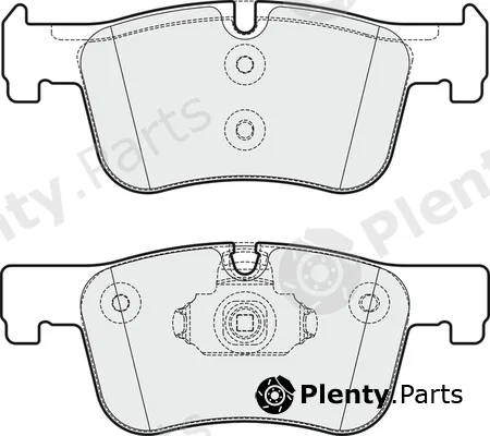 Apec PD3290 — Brake Pad Set, disc brake Apec Blue