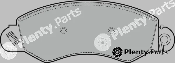 Apec PD3107 — Brake Pad Set, disc brake Apec Blue
