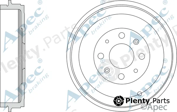 Apec DRM9941 — Brake Drum Apec