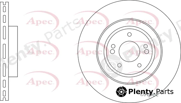 Apec DSK3524 — Brake Disc Apec
