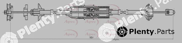 Apec CAB5017 — Cable Pull, clutch control Apec
