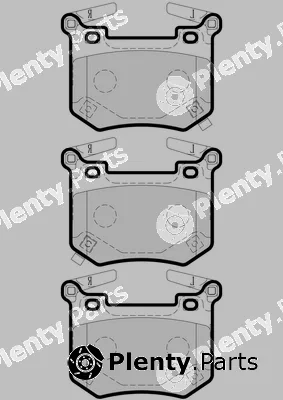Apec PD3922 — Brake Pad Set, disc brake Apec Blue