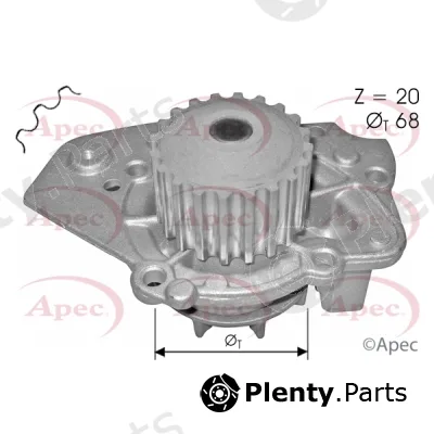 Apec AWP1387 — Water Pump, engine cooling Apec