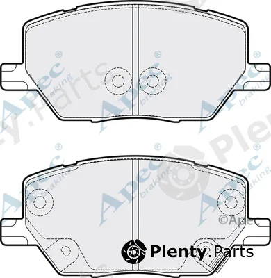 Apec PAD2065 — Brake Pad Set, disc brake Apec