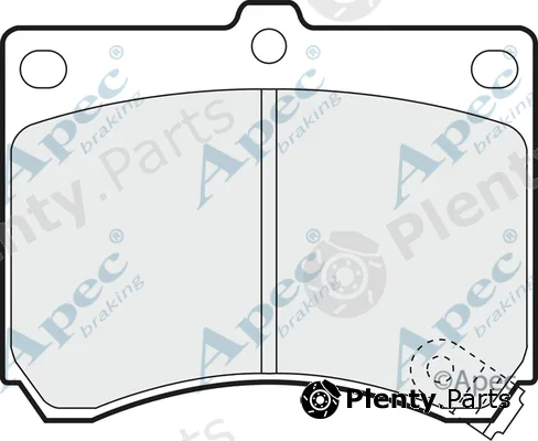 Apec PAD687 — Brake Pad Set, disc brake Apec