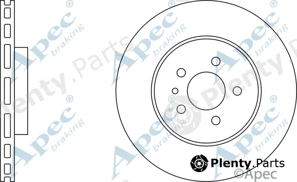 Apec DSK788 — Brake Disc Apec