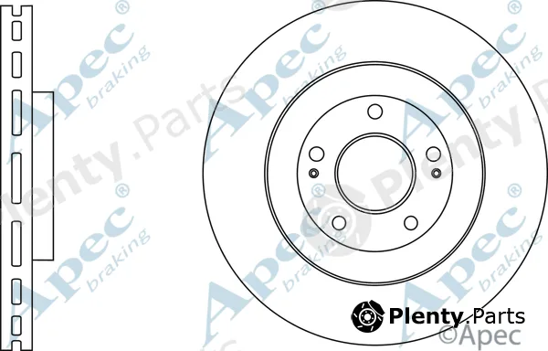 Apec DSK2922 — Brake Disc Apec