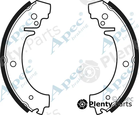Apec SHU95 — Brake Shoe Set Apec