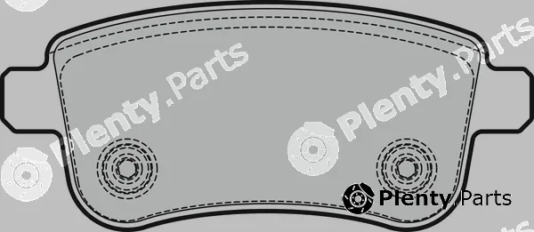 Apec PD3254 — Brake Pad Set, disc brake Apec Blue