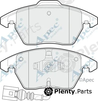Apec PAD1313 — Brake Pad Set, disc brake Apec